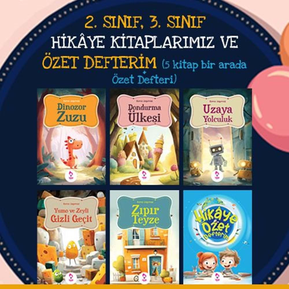 2. Sınıf , 3. sınıf Hikâye Kitaplarımız + Hikaye Özet Defterim