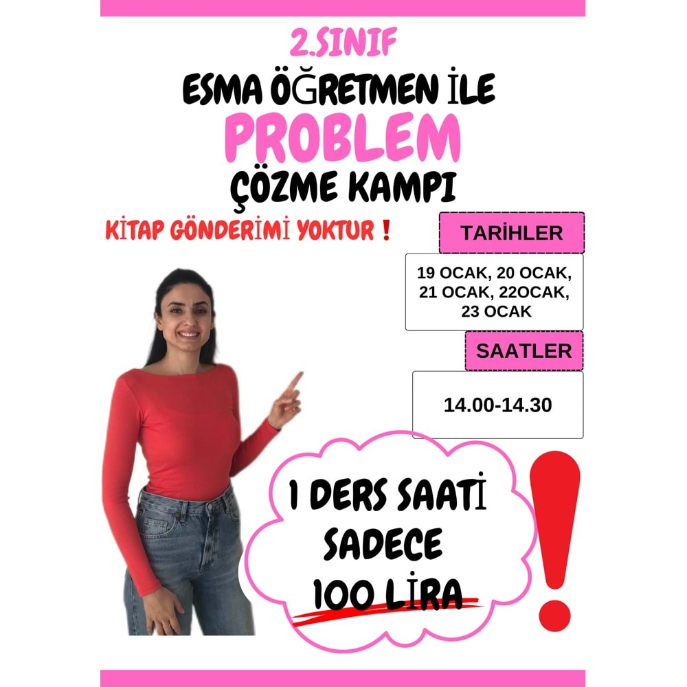 2. Sınıf 25 Problem Çözme Kampı