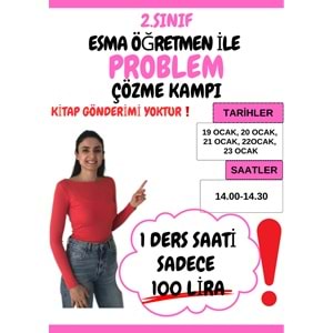 2. Sınıf 25 Problem Çözme Kampı