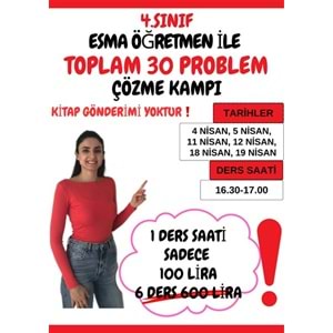 4. Sınıf Kampı – Nisan 2026